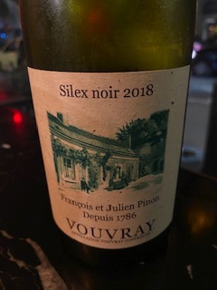 Vouvray Silex Noir Francois et Julien Pinon 2018