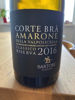 Amarone della Valpolicella Riserva Corte Brà Sartori di Verona 2016