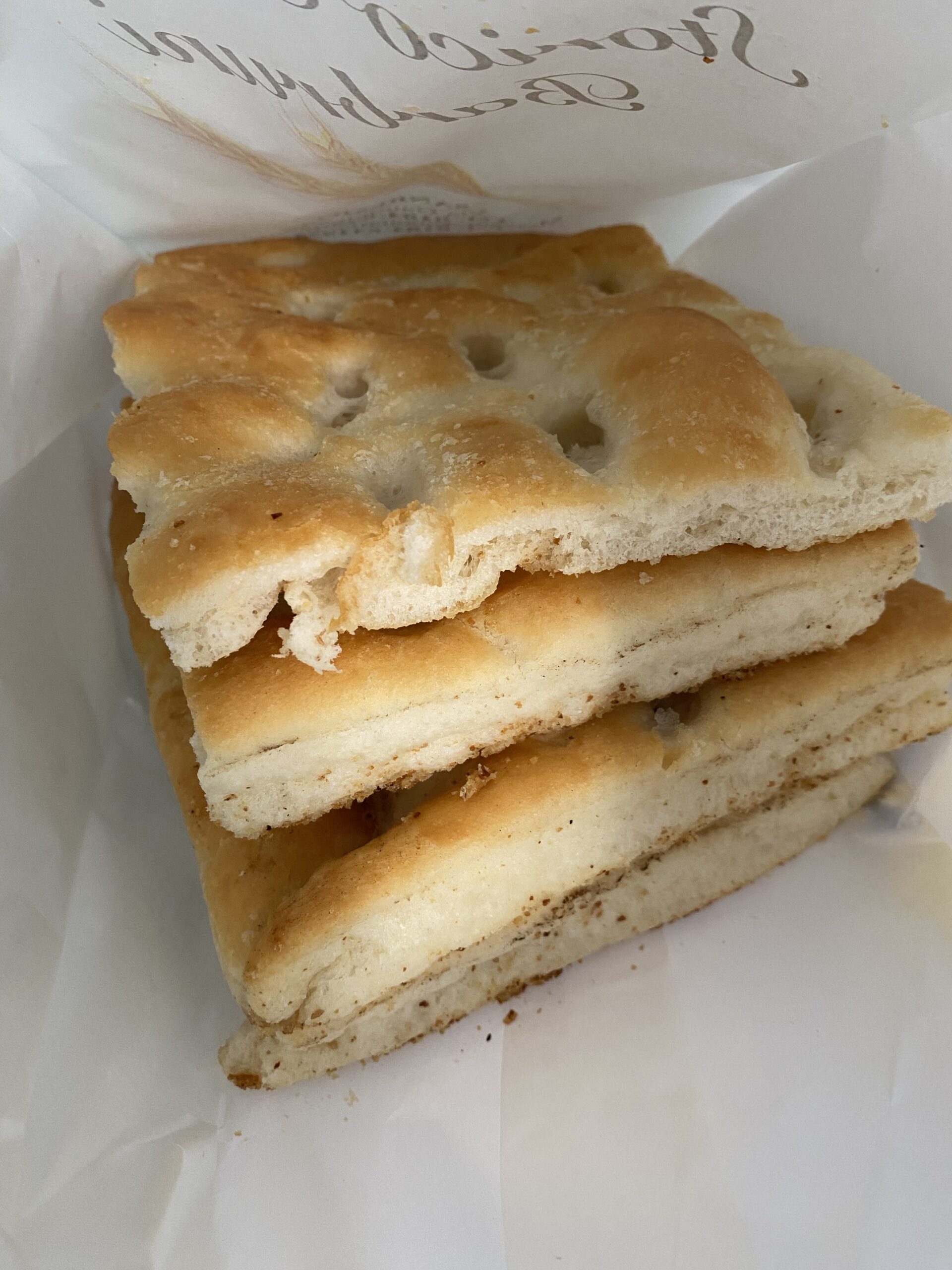 dove mangiare a Sanremo - focaccia