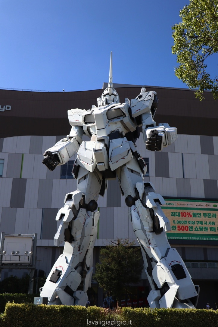 gundam tokyo - itinerario giappone express