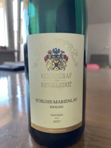 Riesling Trocken Schloss Marienlay Reichsgraf Kesselstatt