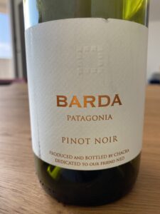 Pinot Noir Patagonia Barda Bodega Chacra 2019