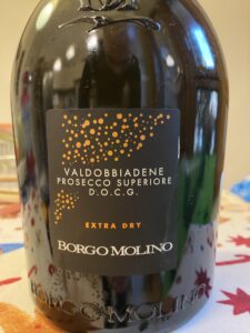 Prosecco Superiore Valdobbiadene Extra dry Borgo Molino