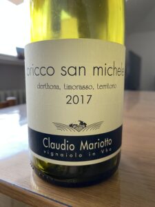 Timorasso Bricco San Michele Claudio Mariotto 2017