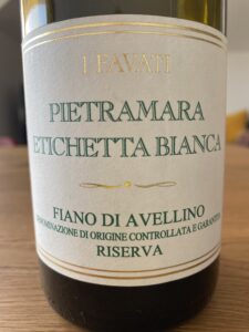 Fiano di Avellino Riserva Pietramara Etichetta Bianca Cantina i Favati 2019
